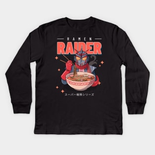 ramen raider Kids Long Sleeve T-Shirt